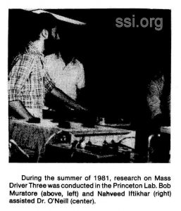 Space Studies Institute 1982 Q2 Newsletter image Mass Driver 3