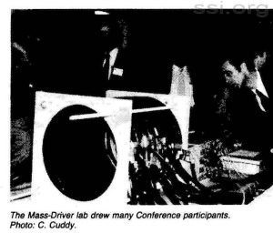 Space Studies Institute Newsletter 1983 Q3 image 7 Mass Driver