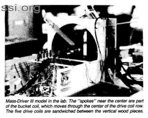 Space Studies Institute Newsletter 1983 Q2 image 2 Mass Driver