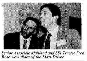 Space Studies Institute Newsletter 1985 JanFeb mass driver image 5