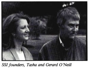 Space Studies Institute Newsletter 1989 July August Gerard & Tashi O'Nei
