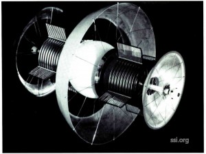 Space Studies Institute Newsletter 1992 NovDec image 9 Beranal Sphere model