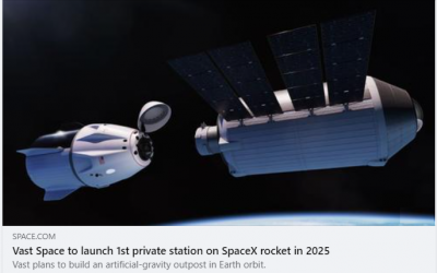 Vast Space to launch 1st private station on SpaceX rocket in 2025