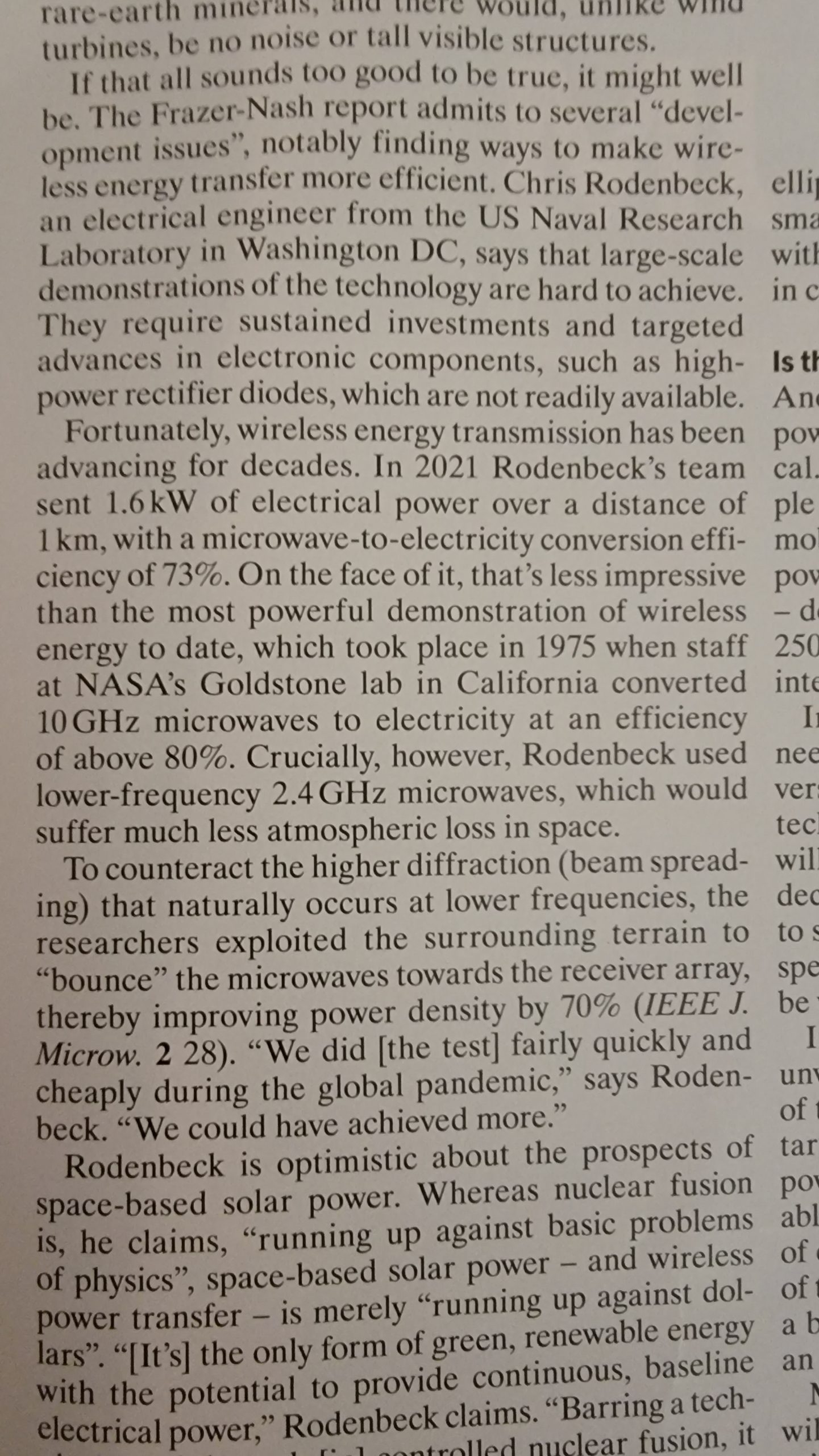 Physics World magazine Article slice October 2022