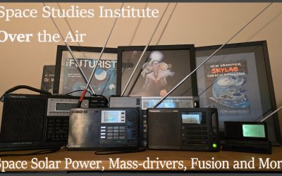 We’re talking Solar Power Satellites, Mass-drivers, fusion and more… it’s SSI Over the Air
